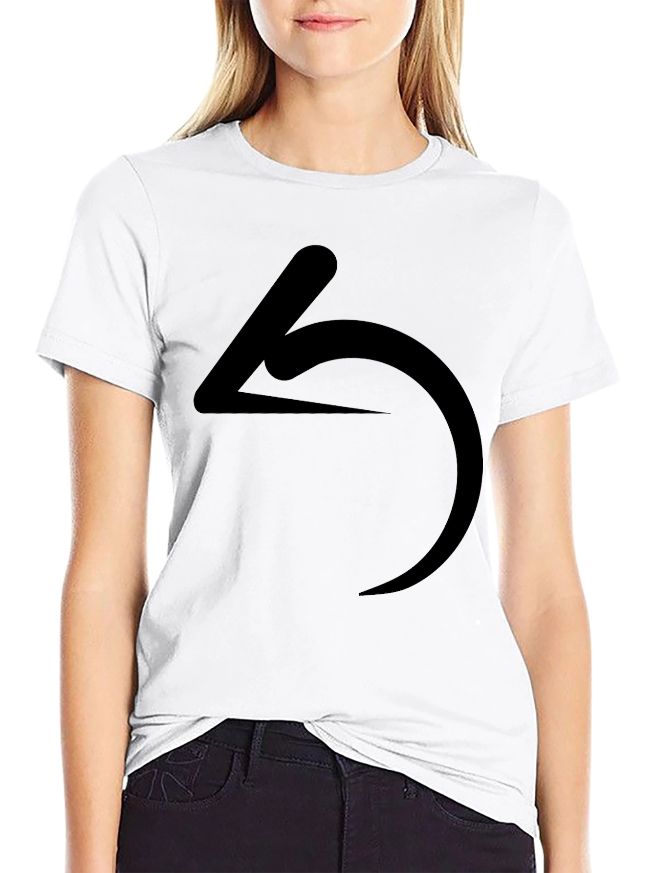 Minimalist Symbol Black T-Shirt