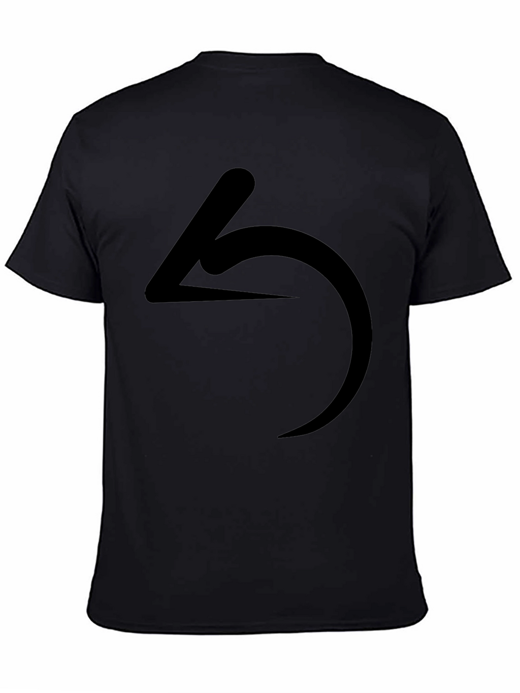 Minimalist Symbol Black T-Shirt