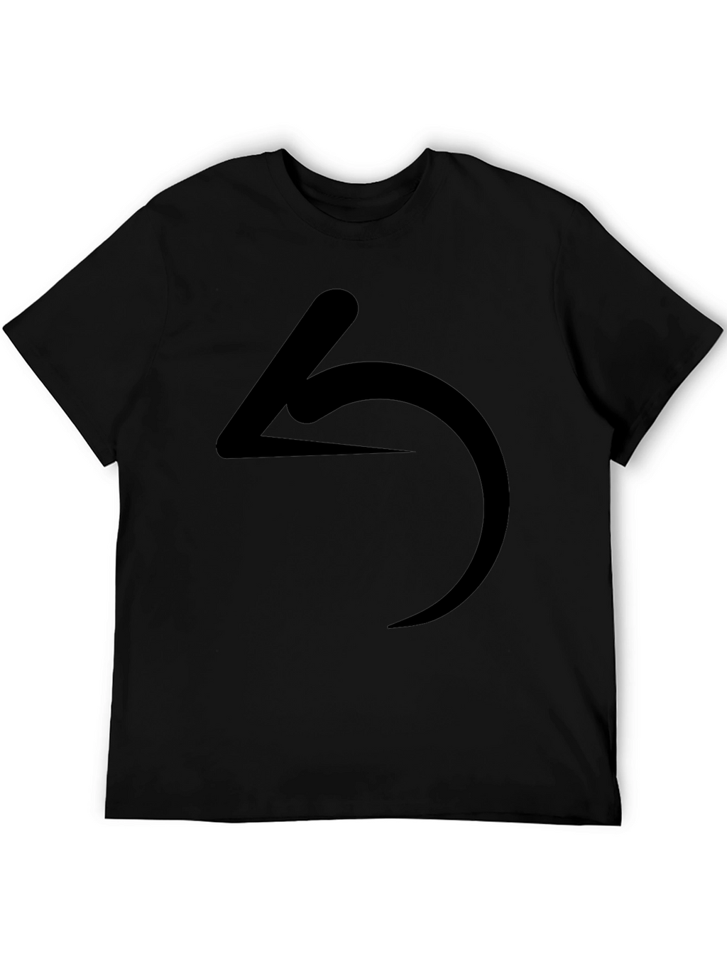 Minimalist Symbol Black T-Shirt