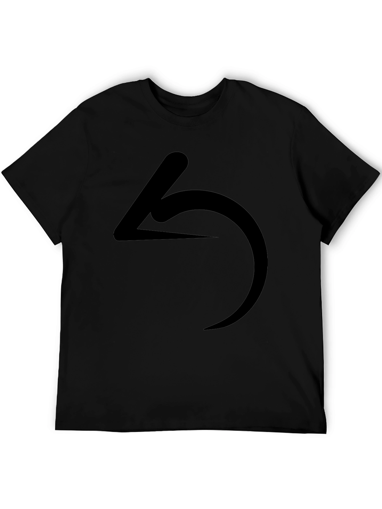 Minimalist Symbol Black T-Shirt