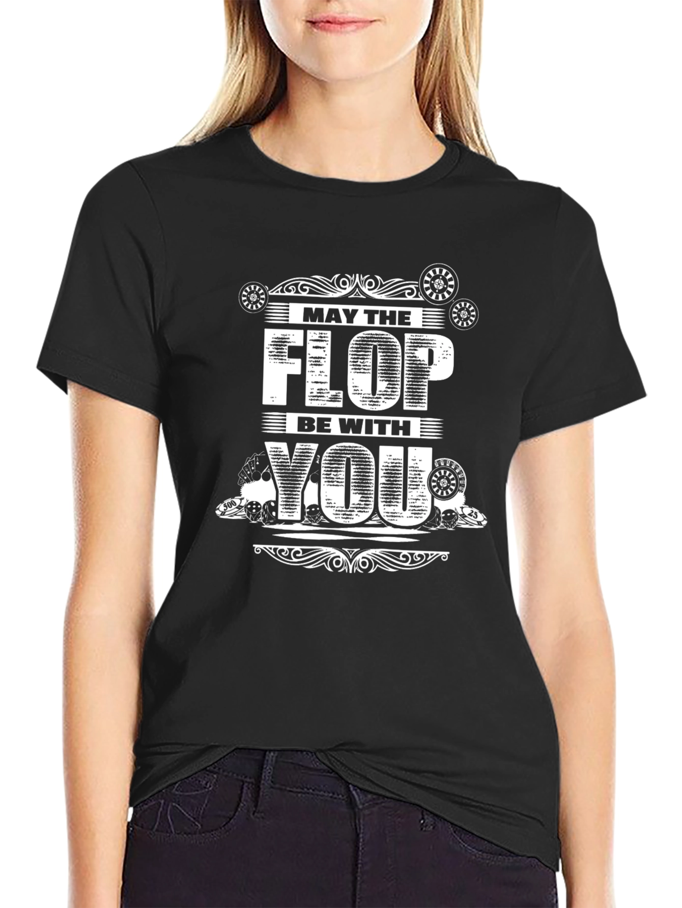 May The Flop Be With You Poker Graphic T-Shirt