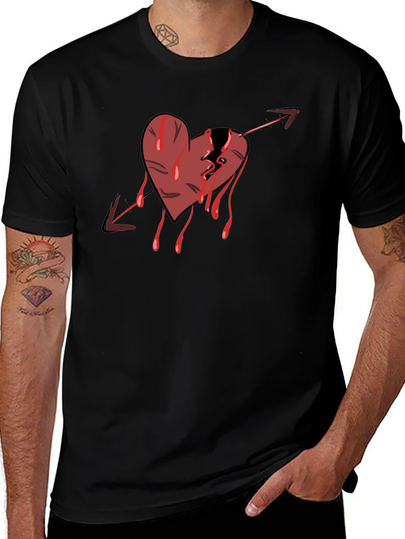 Broken Heart Arrow T-Shirt