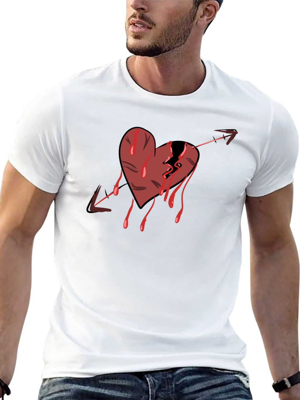 Broken Heart Arrow T-Shirt