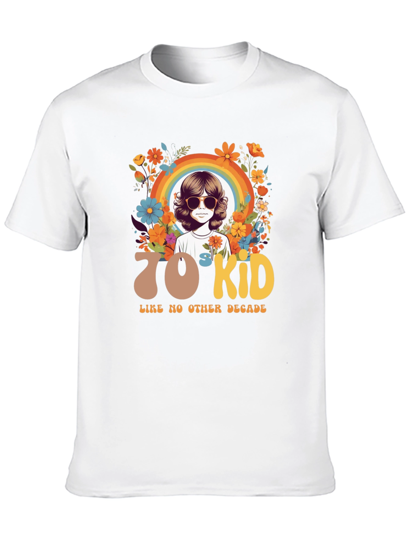 70s Kid Graphic Tee - Retro Style