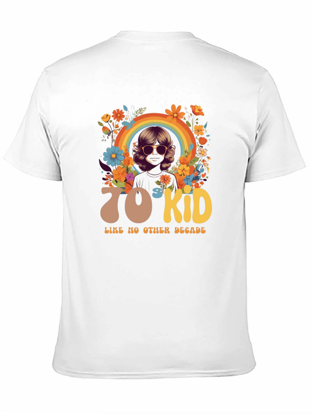 70s Kid Graphic Tee - Retro Style