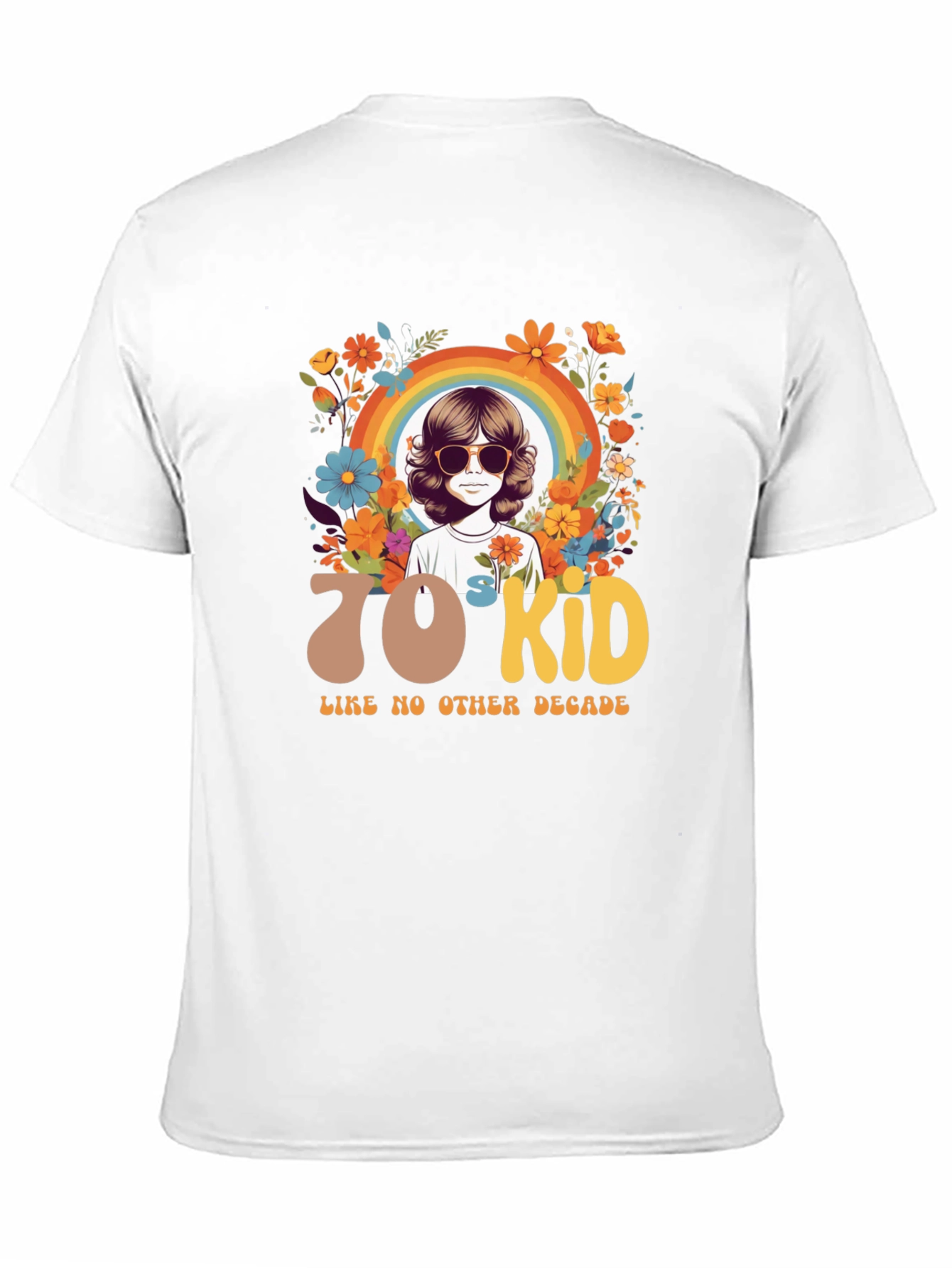 70s Kid Graphic Tee - Retro Style