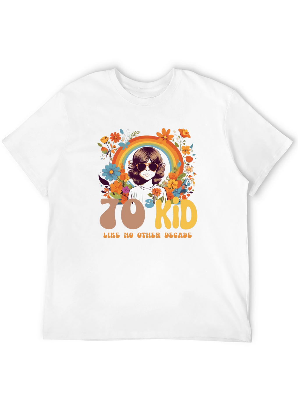 70s Kid Graphic Tee - Retro Style