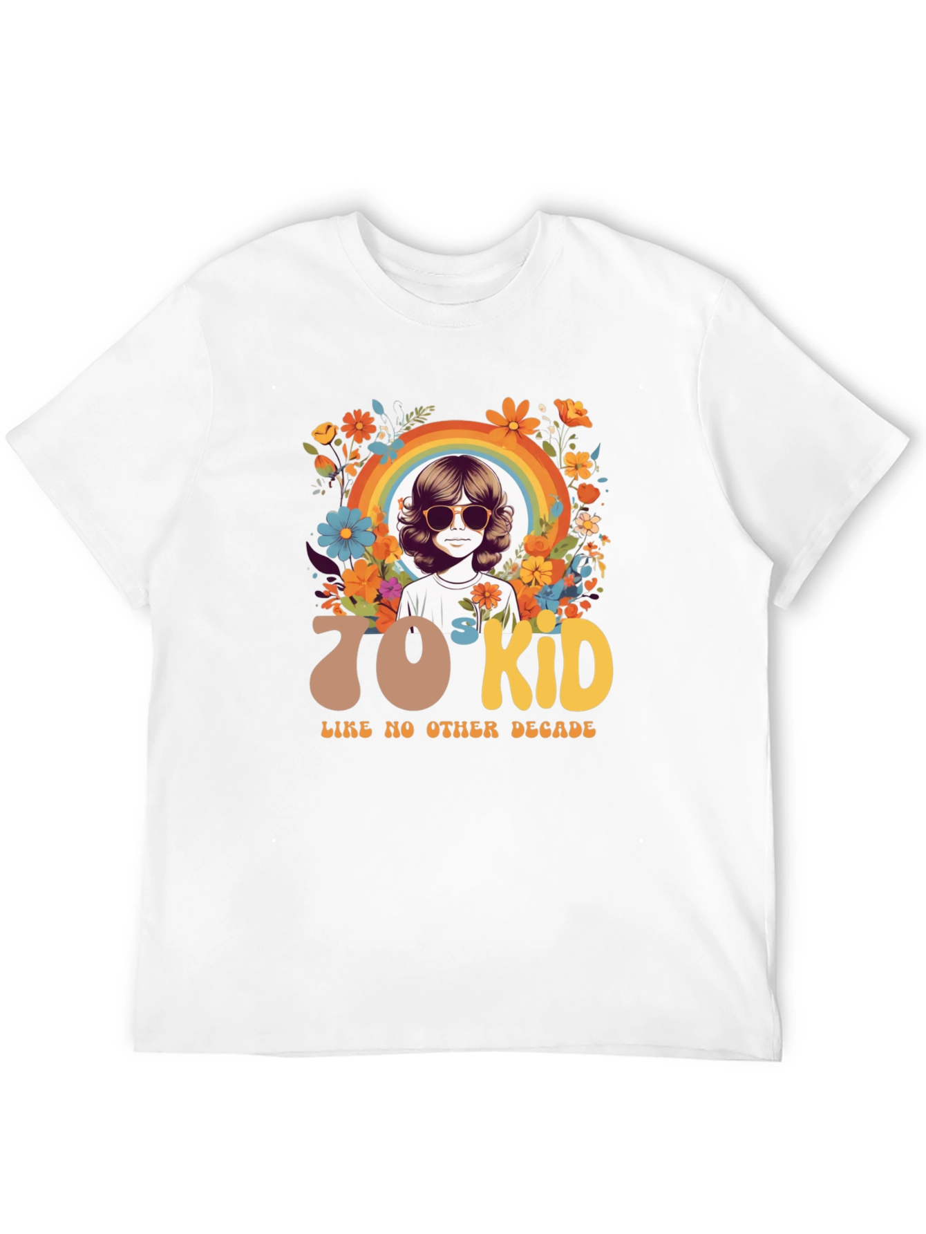 70s Kid Graphic Tee - Retro Style