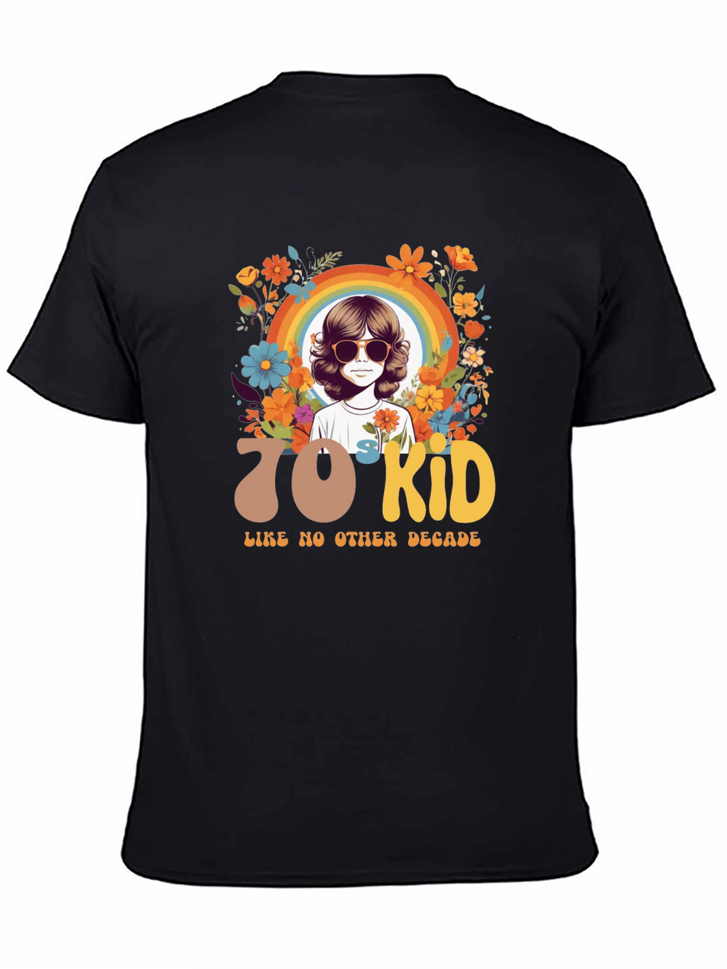 70s Kid Graphic Tee - Retro Style