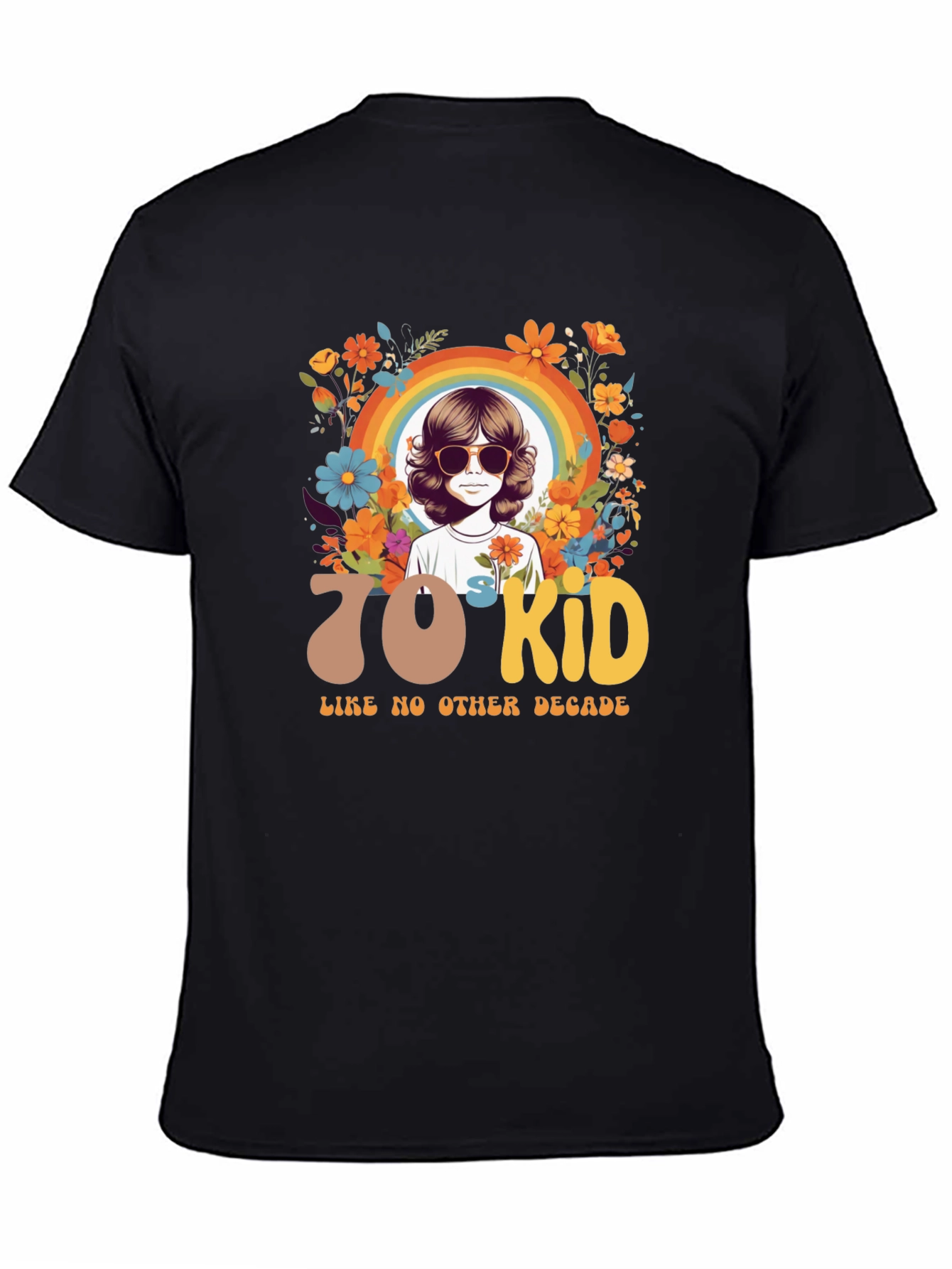 70s Kid Graphic Tee - Retro Style