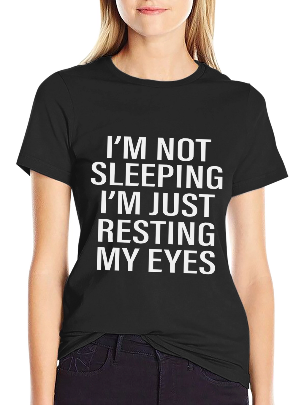 Funny Resting My Eyes Graphic T-Shirt