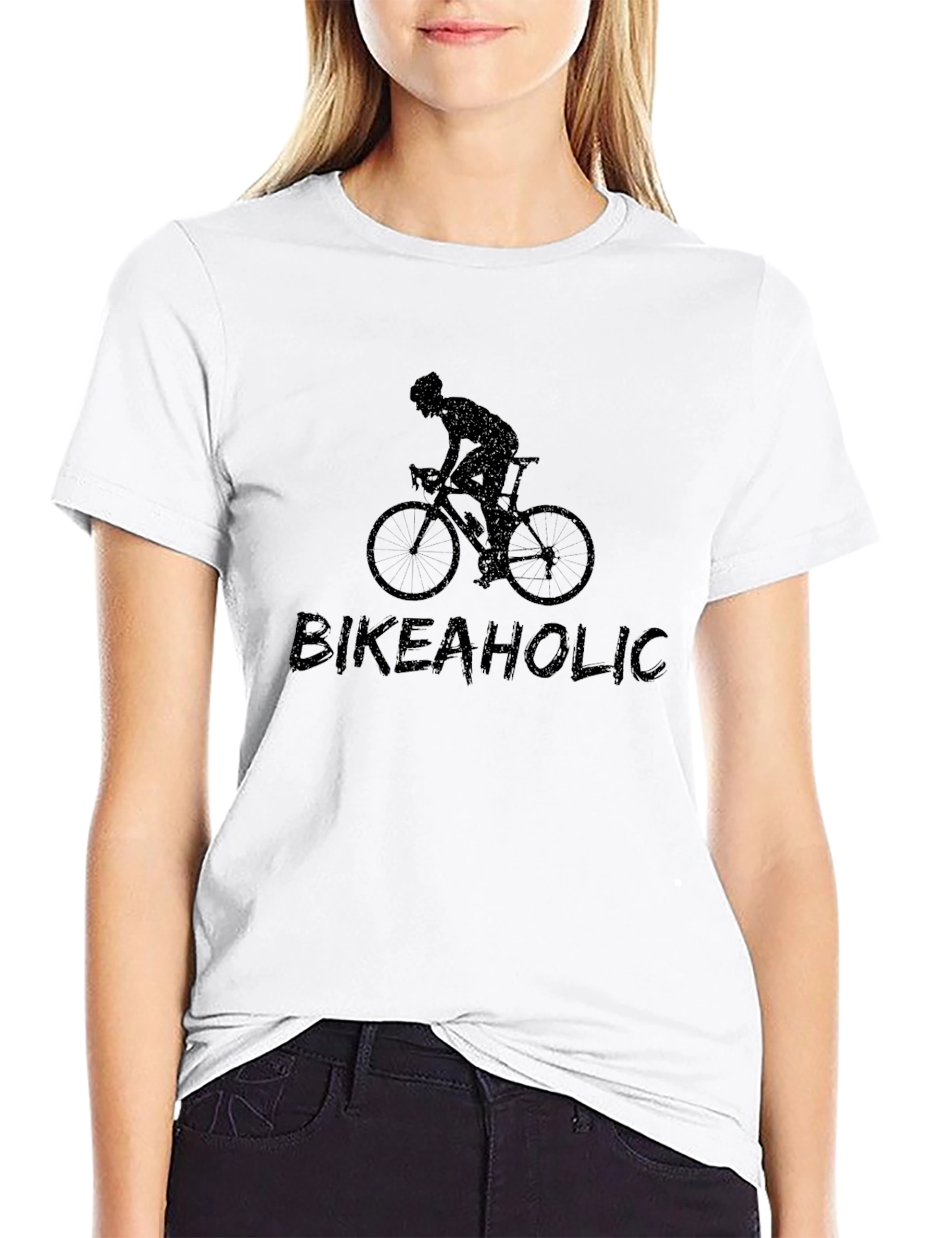 Bikeaholic Graphic Tee - Cycling Passion!