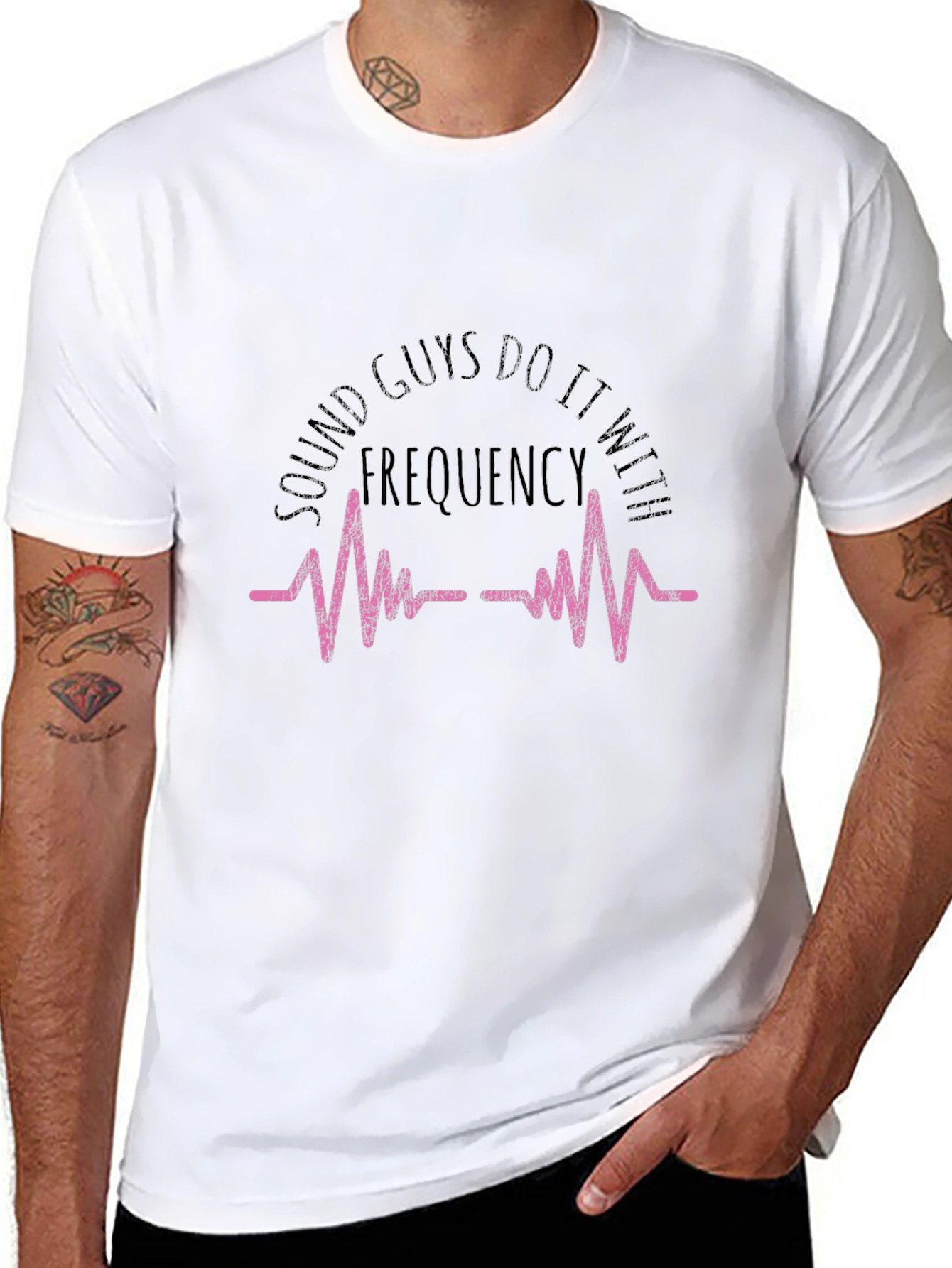 Sound Guys Frequency Black T-Shirt