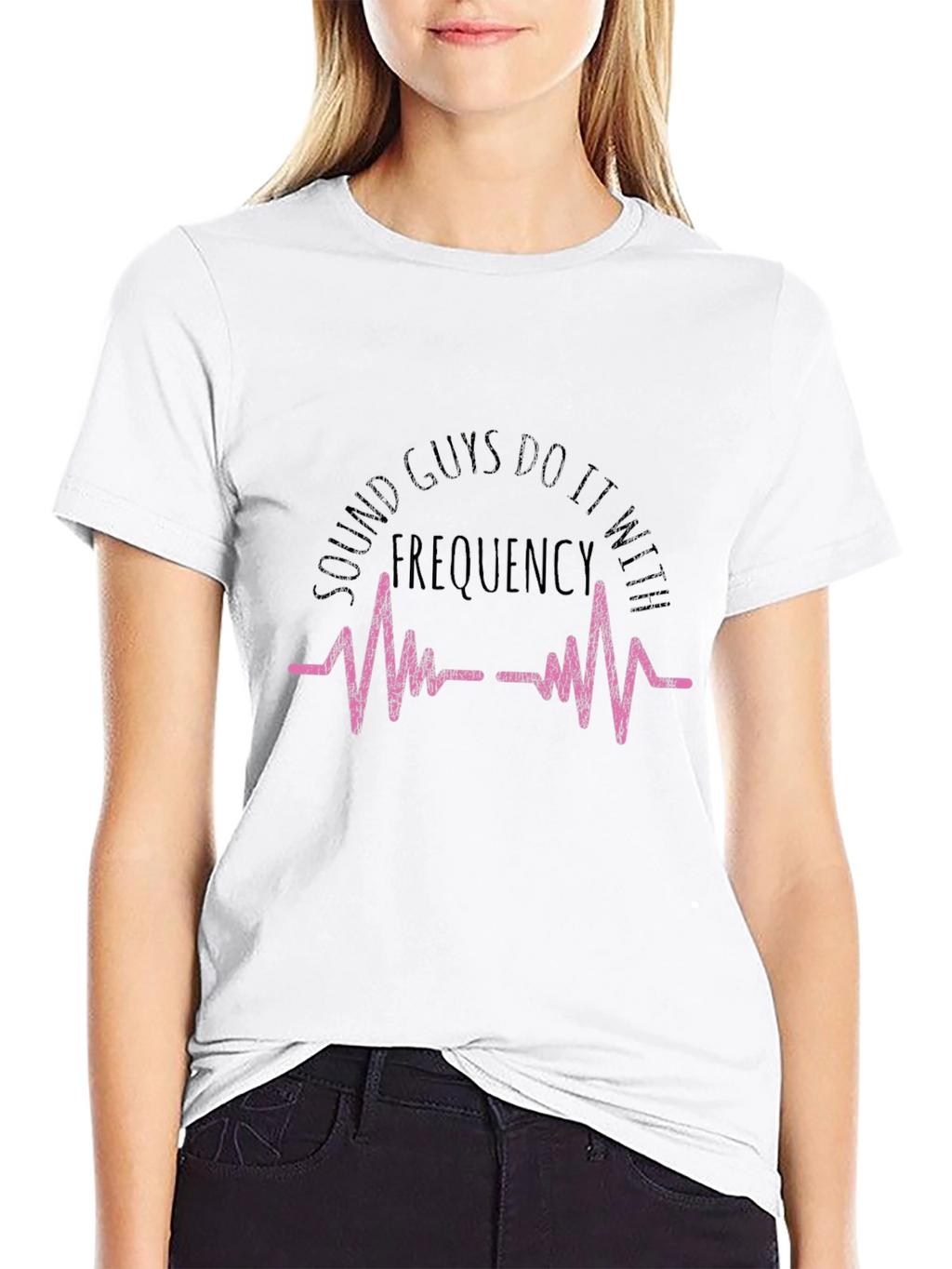 Sound Guys Frequency Black T-Shirt