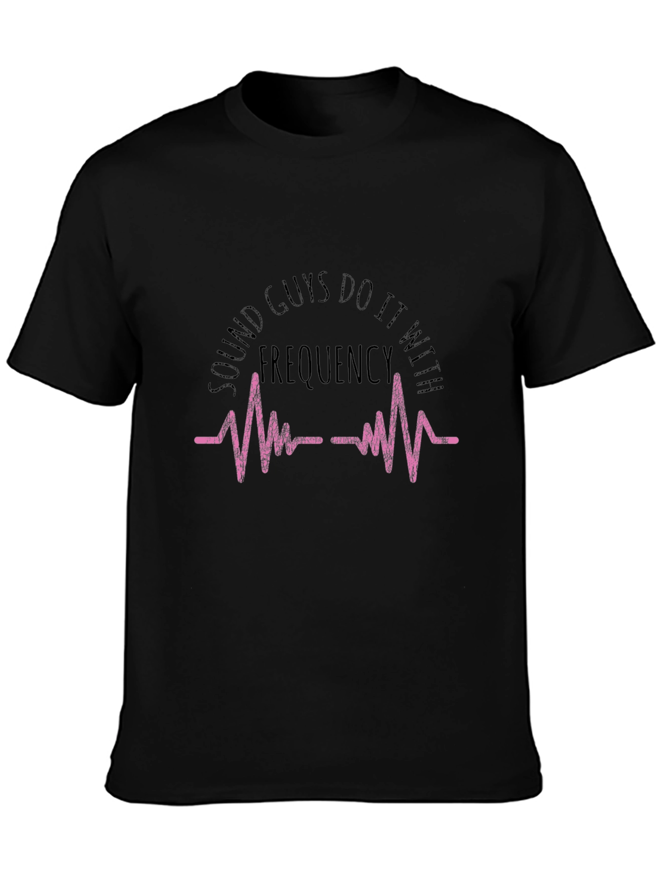 Sound Guys Frequency Black T-Shirt