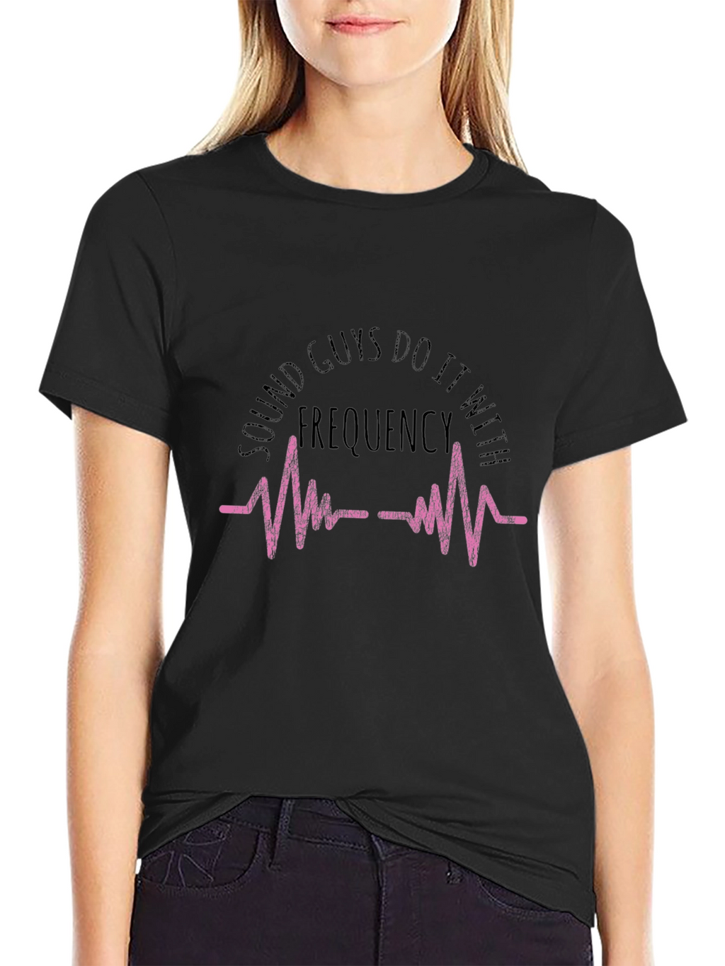 Sound Guys Frequency Black T-Shirt