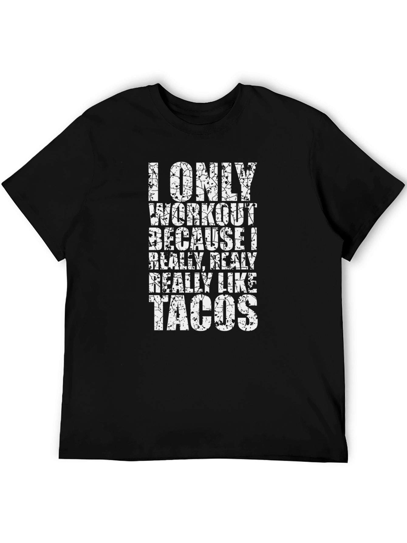 Funny Workout Taco Graphic T-Shirt