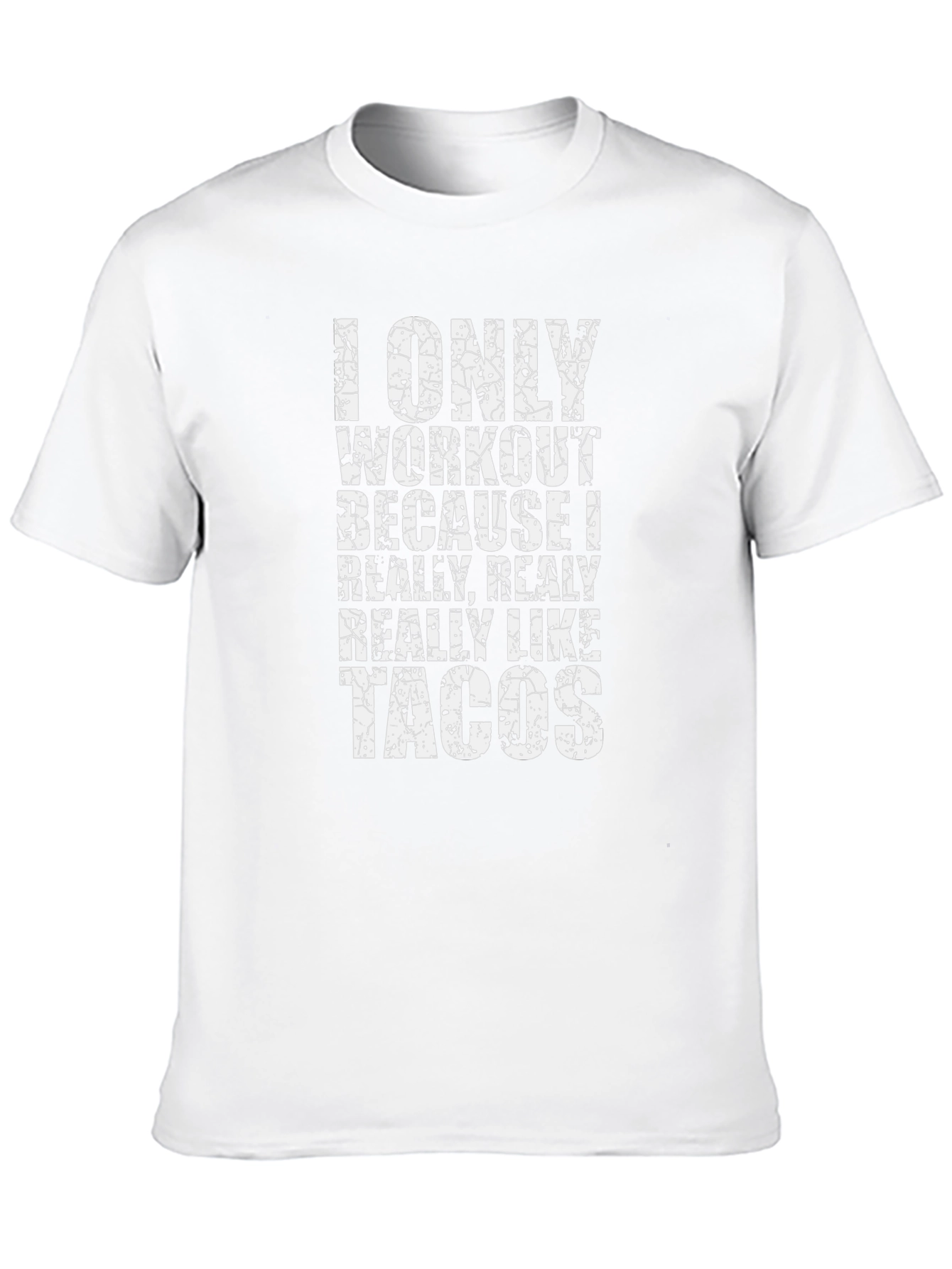 Funny Workout Taco Graphic T-Shirt