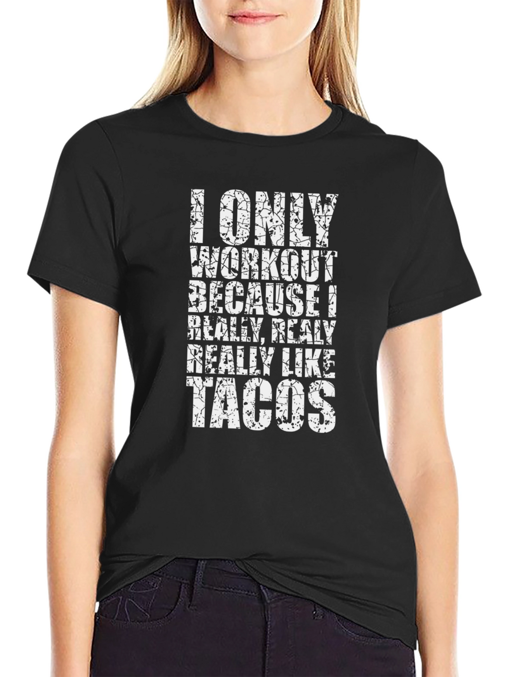 Funny Workout Taco Graphic T-Shirt