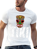 Mens Tiki Graphic T-Shirt