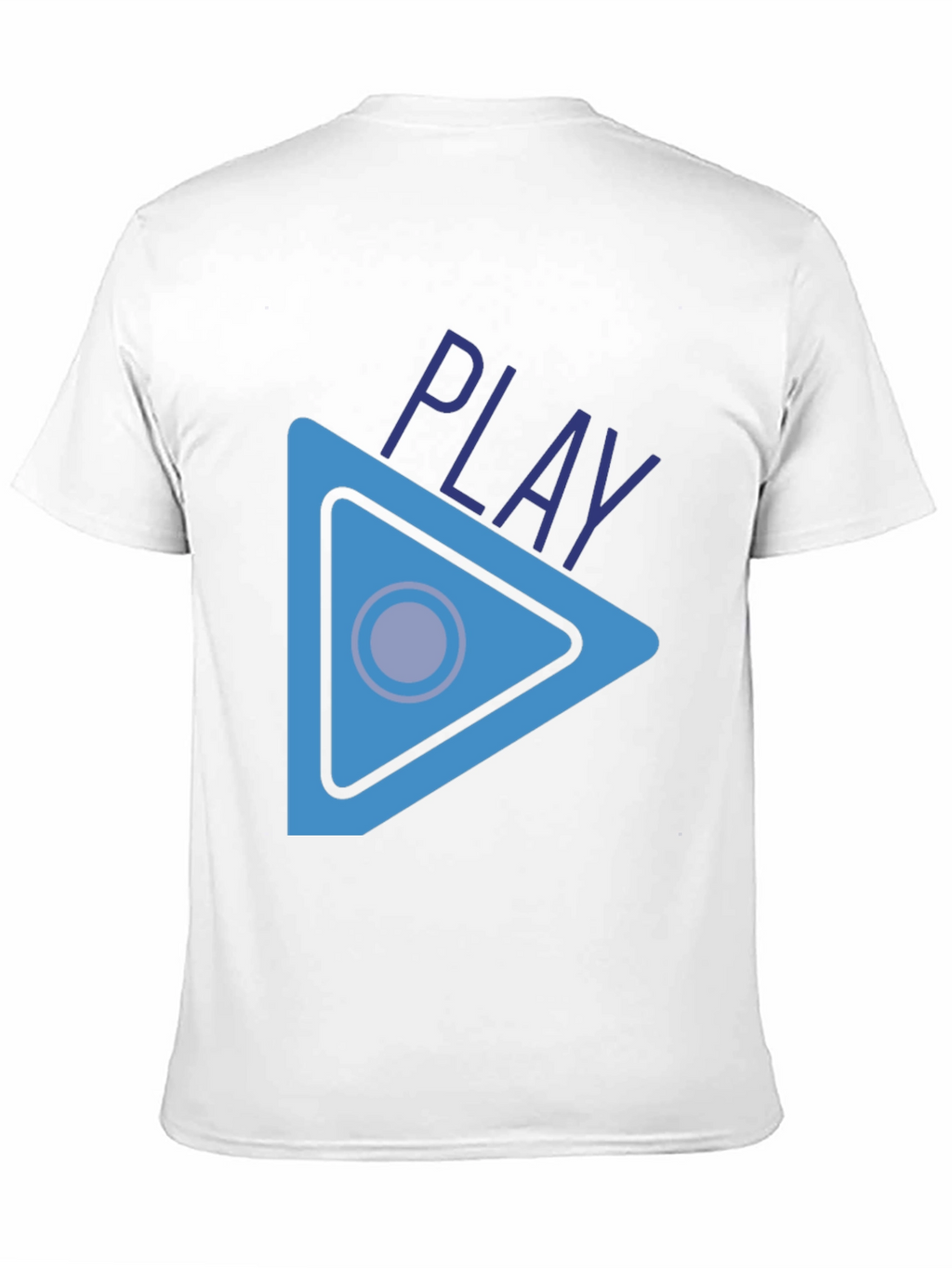 Play Button Graphic T-Shirt - Stylish Casual Wear
