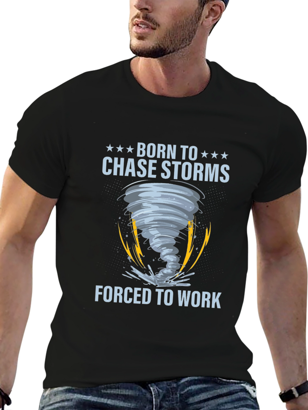 Born to Chase Storms Graphic T-Shirt