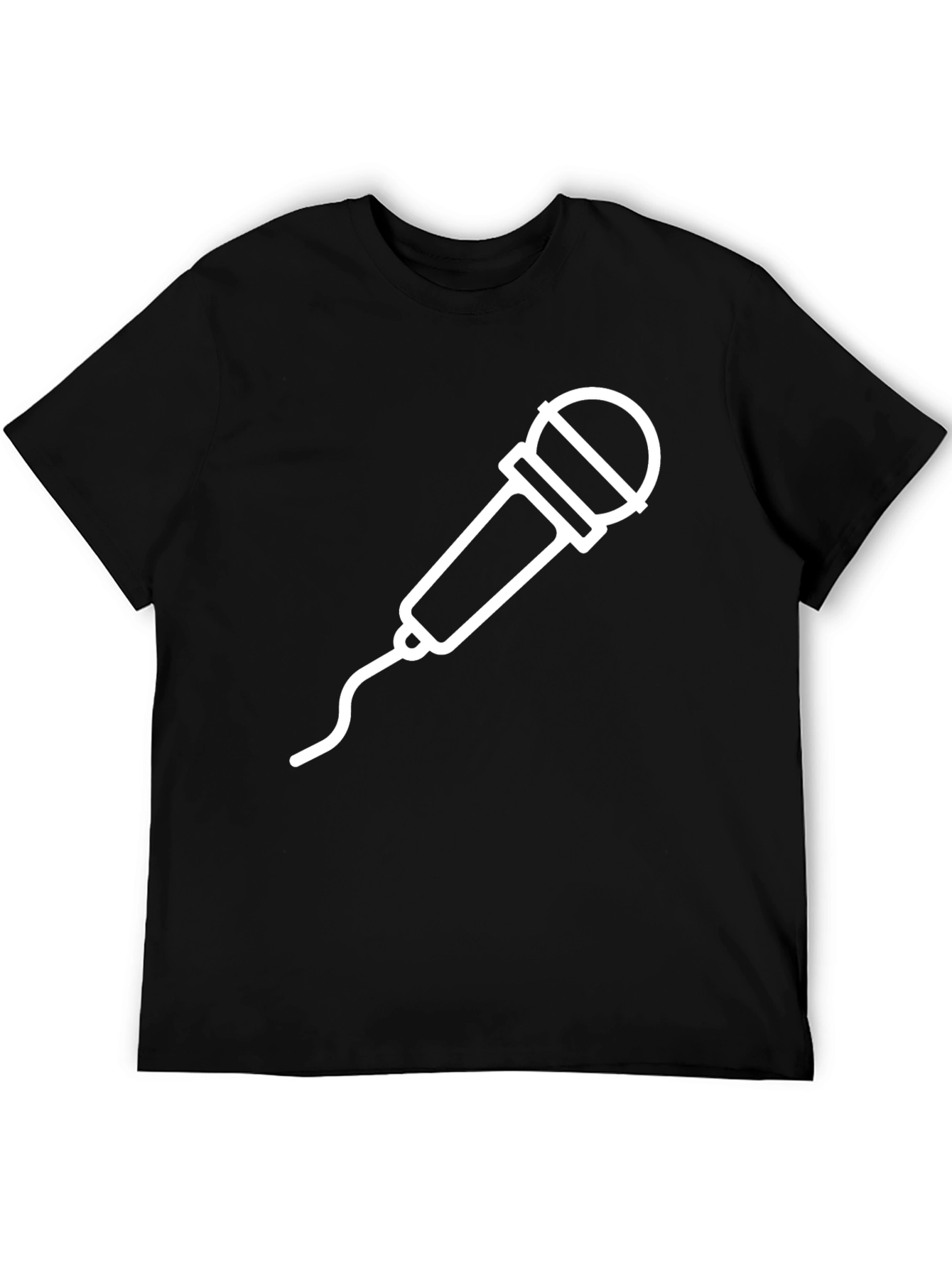 Mic Graphic Tee - Black