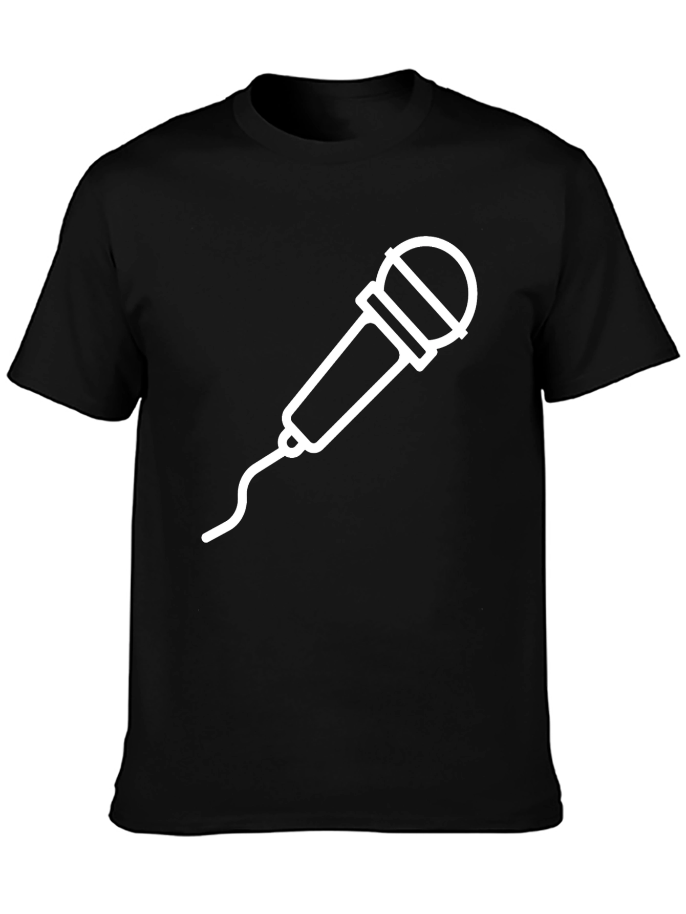 Mic Graphic Tee - Black