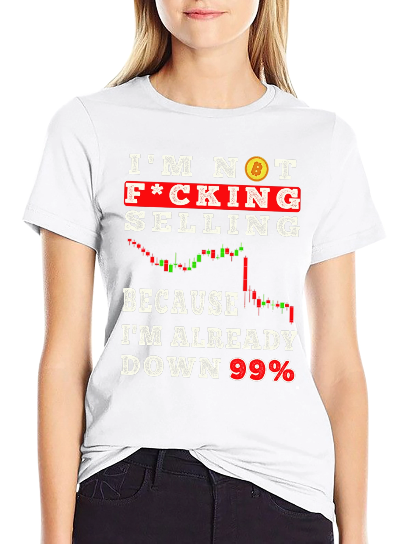 Im Not Selling Down 99% Crypto T-Shirt