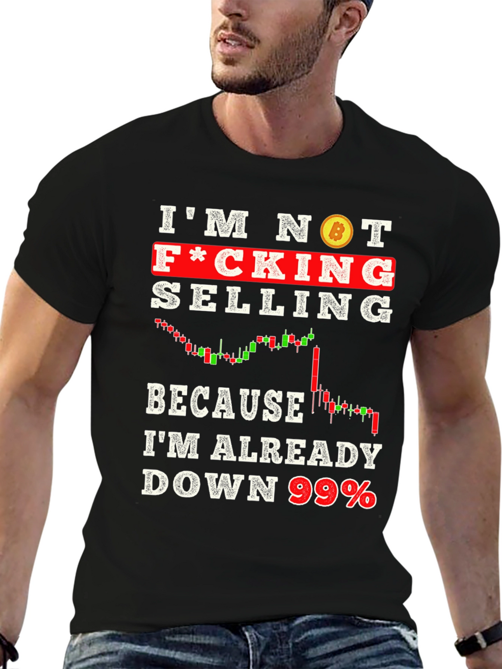 Im Not Selling Down 99% Crypto T-Shirt