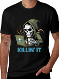 Killin It Grim Reaper Programmer T-Shirt