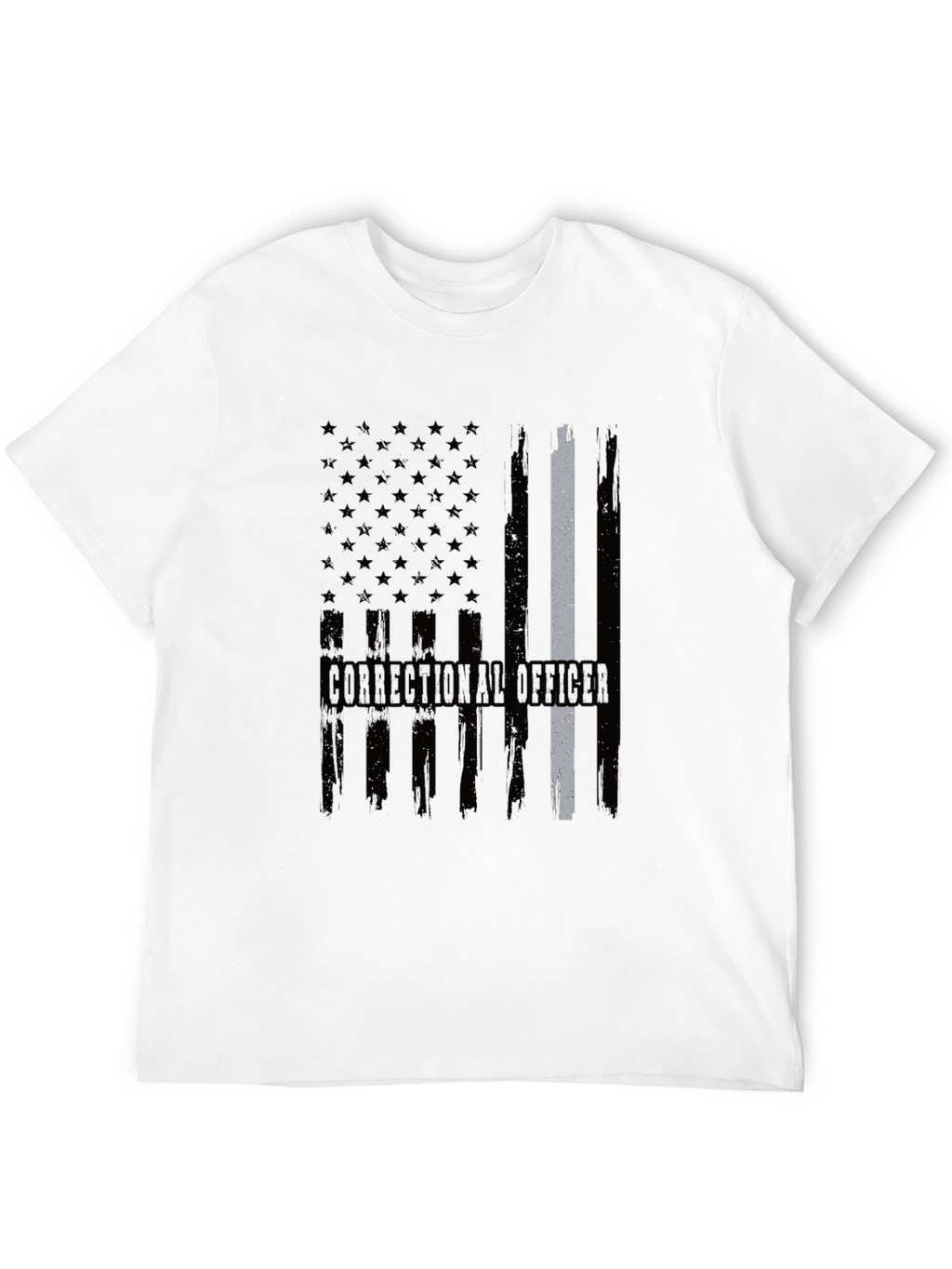 Correctional Officer Flag T-Shirt Patriotic Duty