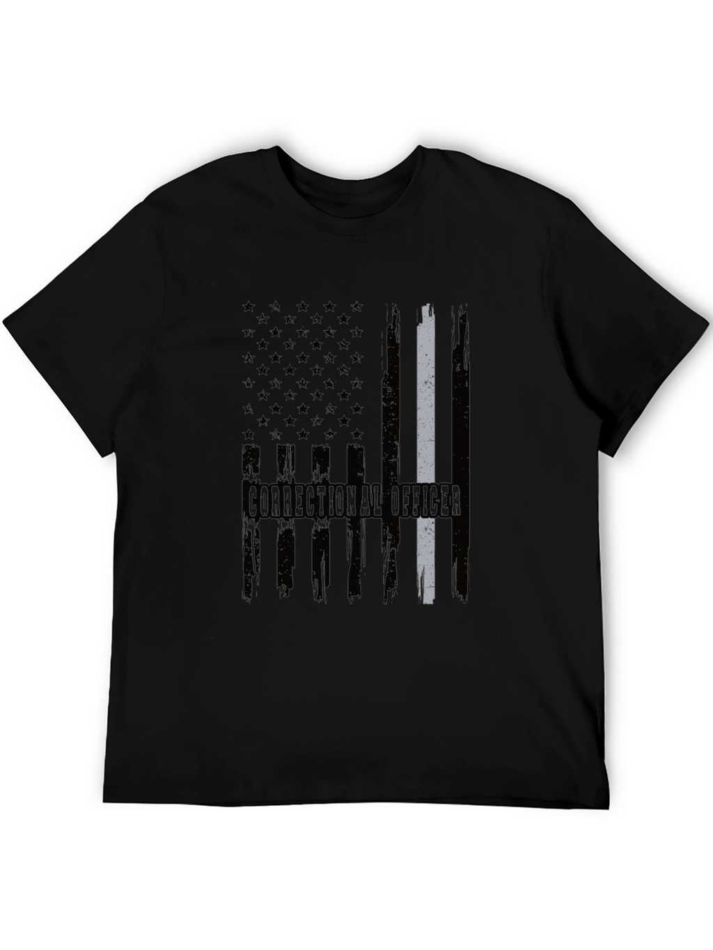 Correctional Officer Flag T-Shirt Patriotic Duty
