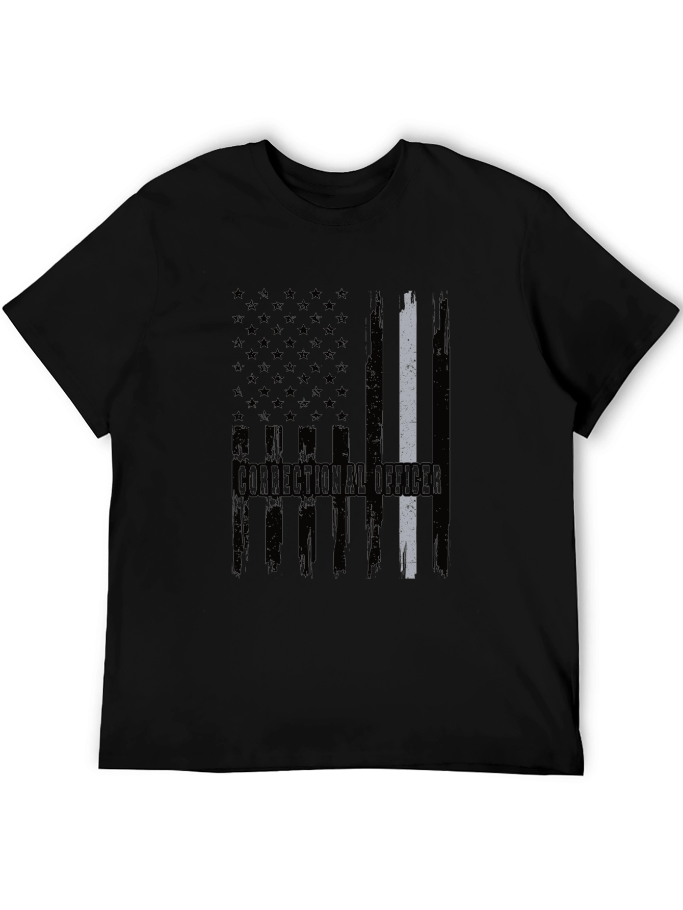 Correctional Officer Flag T-Shirt Patriotic Duty