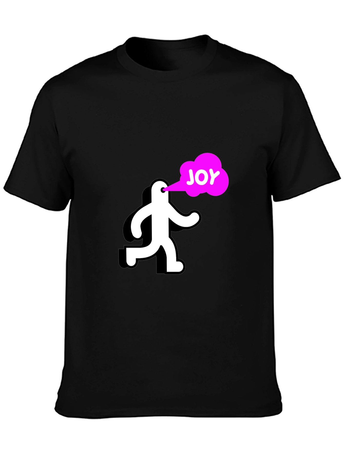 Joyful Run Black T-Shirt