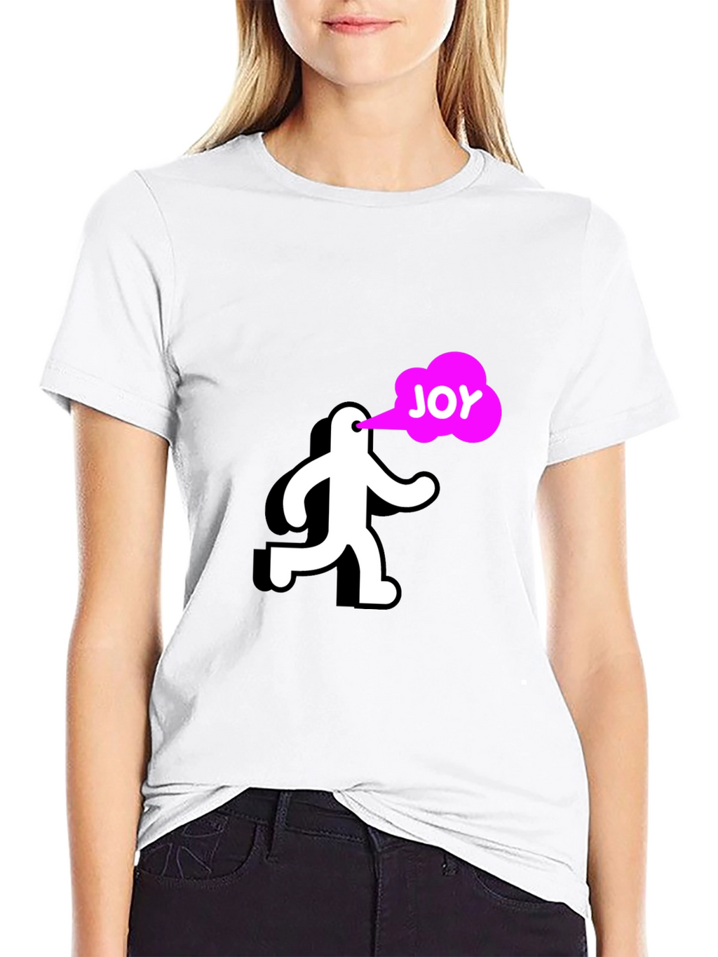 Joyful Run Black T-Shirt