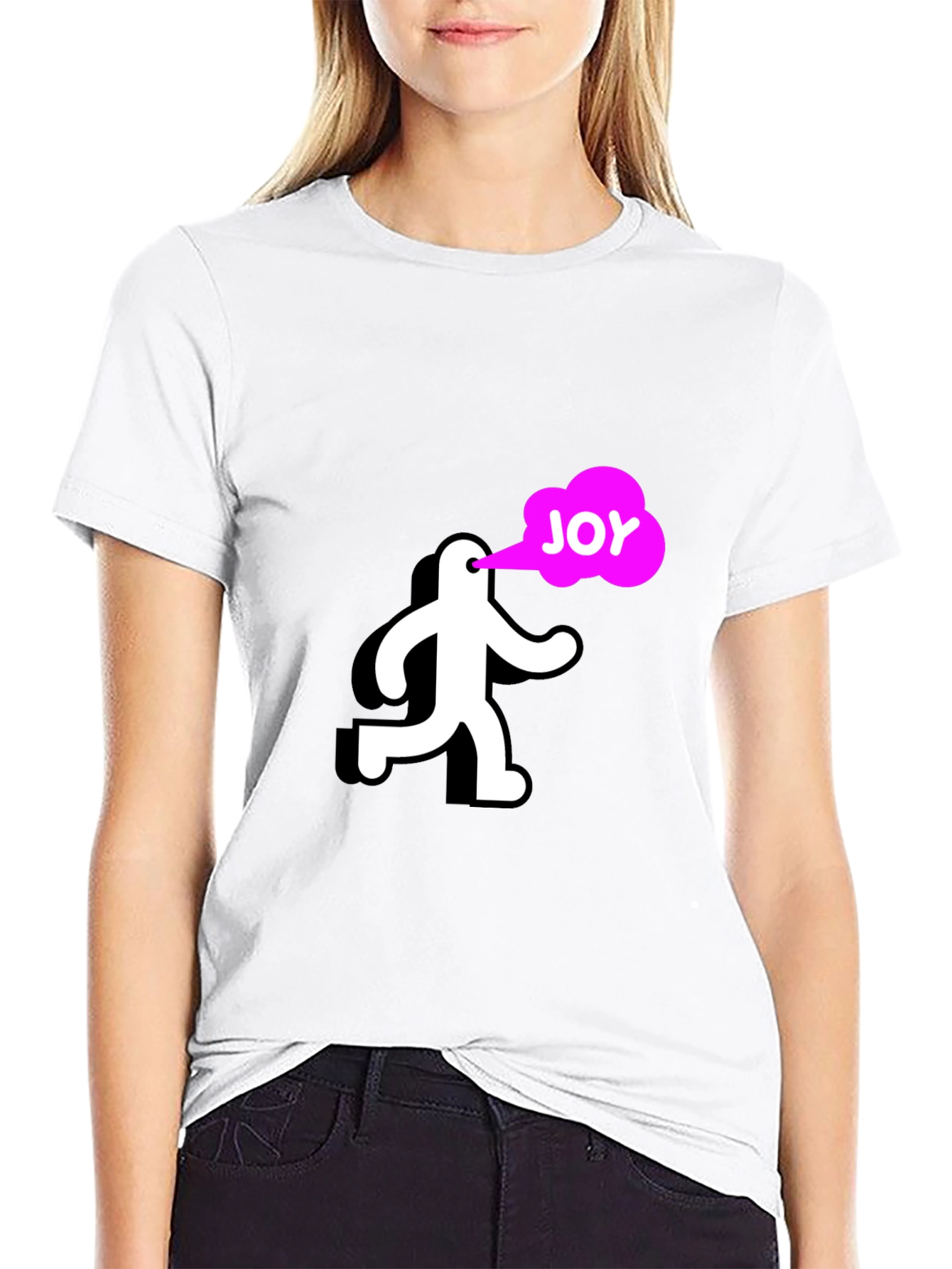 Joyful Run Black T-Shirt