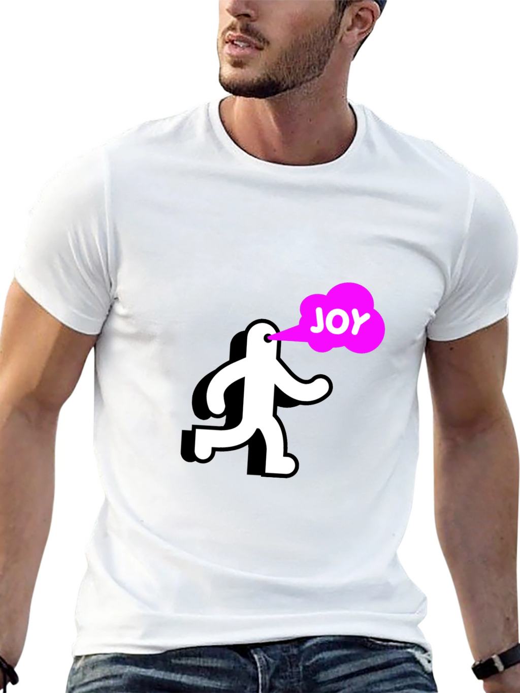 Joyful Run Black T-Shirt