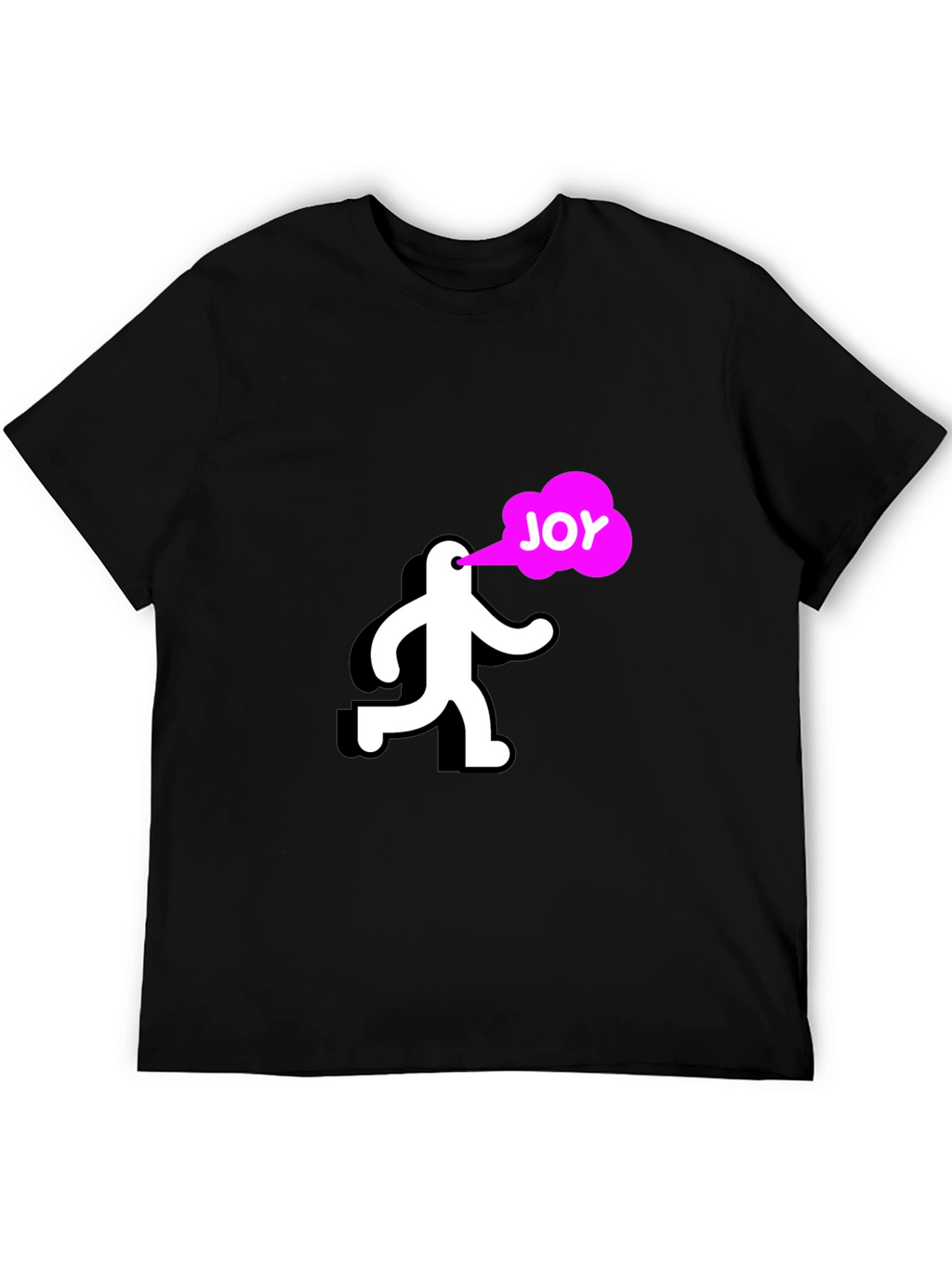 Joyful Run Black T-Shirt