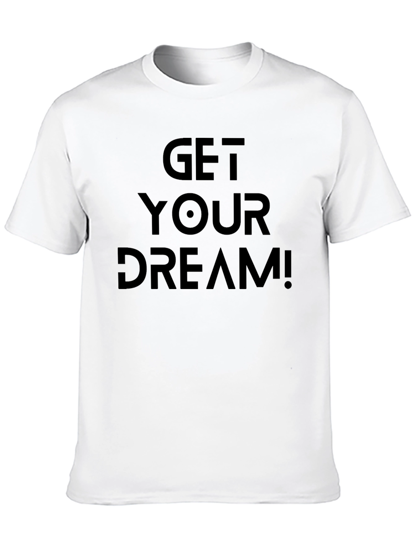 Get Your Dream! Black Graphic Tee