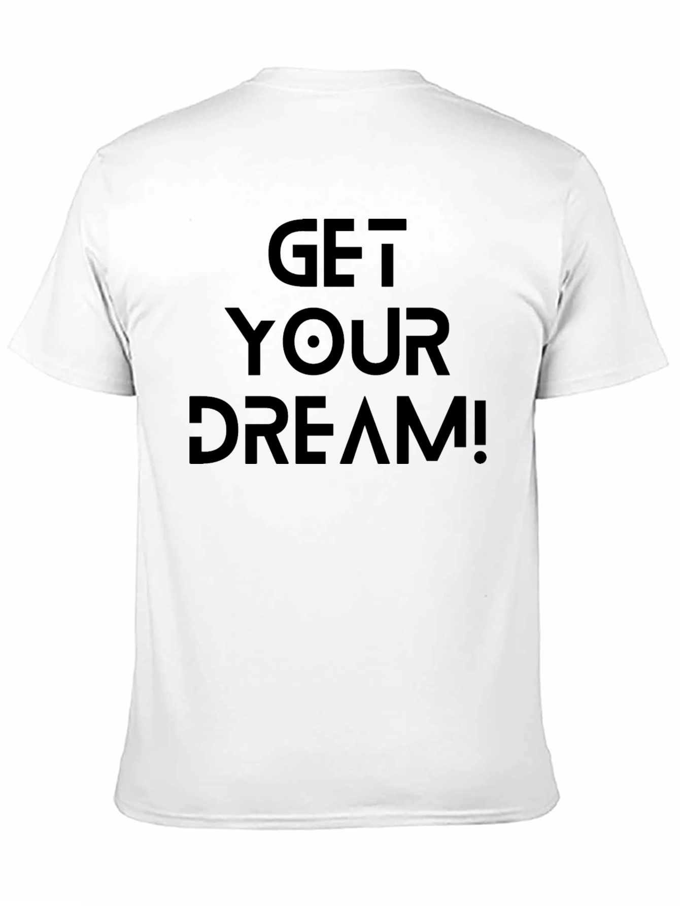 Get Your Dream! Black Graphic Tee