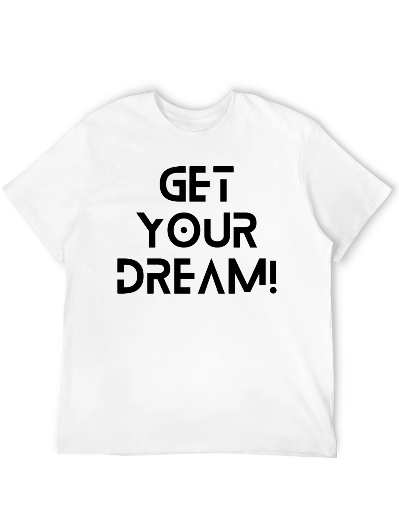 Get Your Dream! Black Graphic Tee