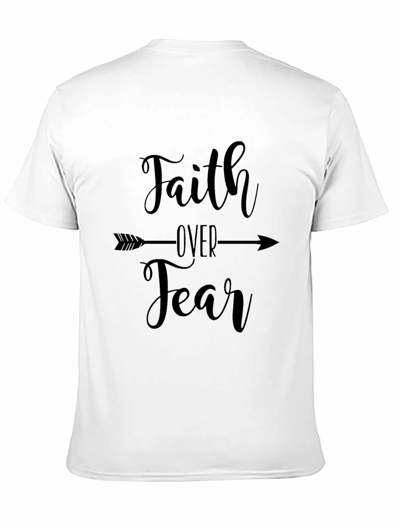 Faith Over Fear Graphic Tee - Black