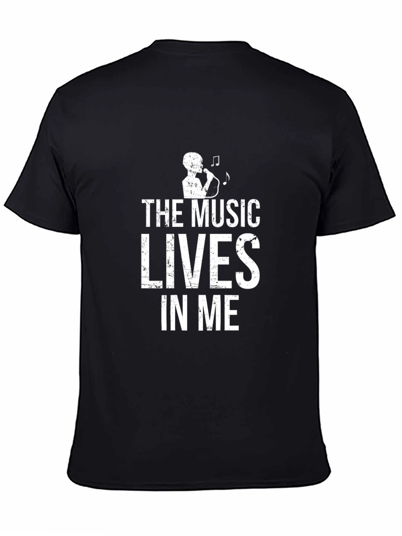 The Music Lives In Me Graphic T-Shirt