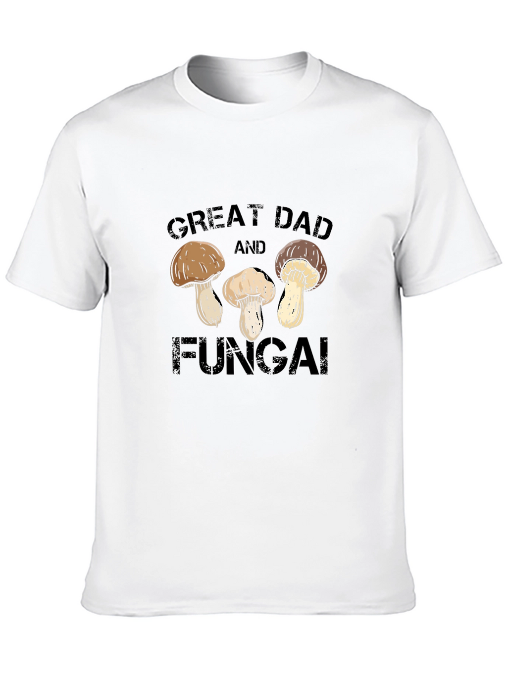 Great Dad and Fungai Black T-Shirt