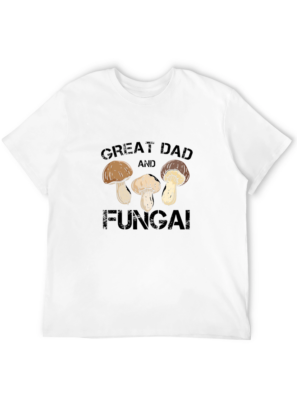 Great Dad and Fungai Black T-Shirt