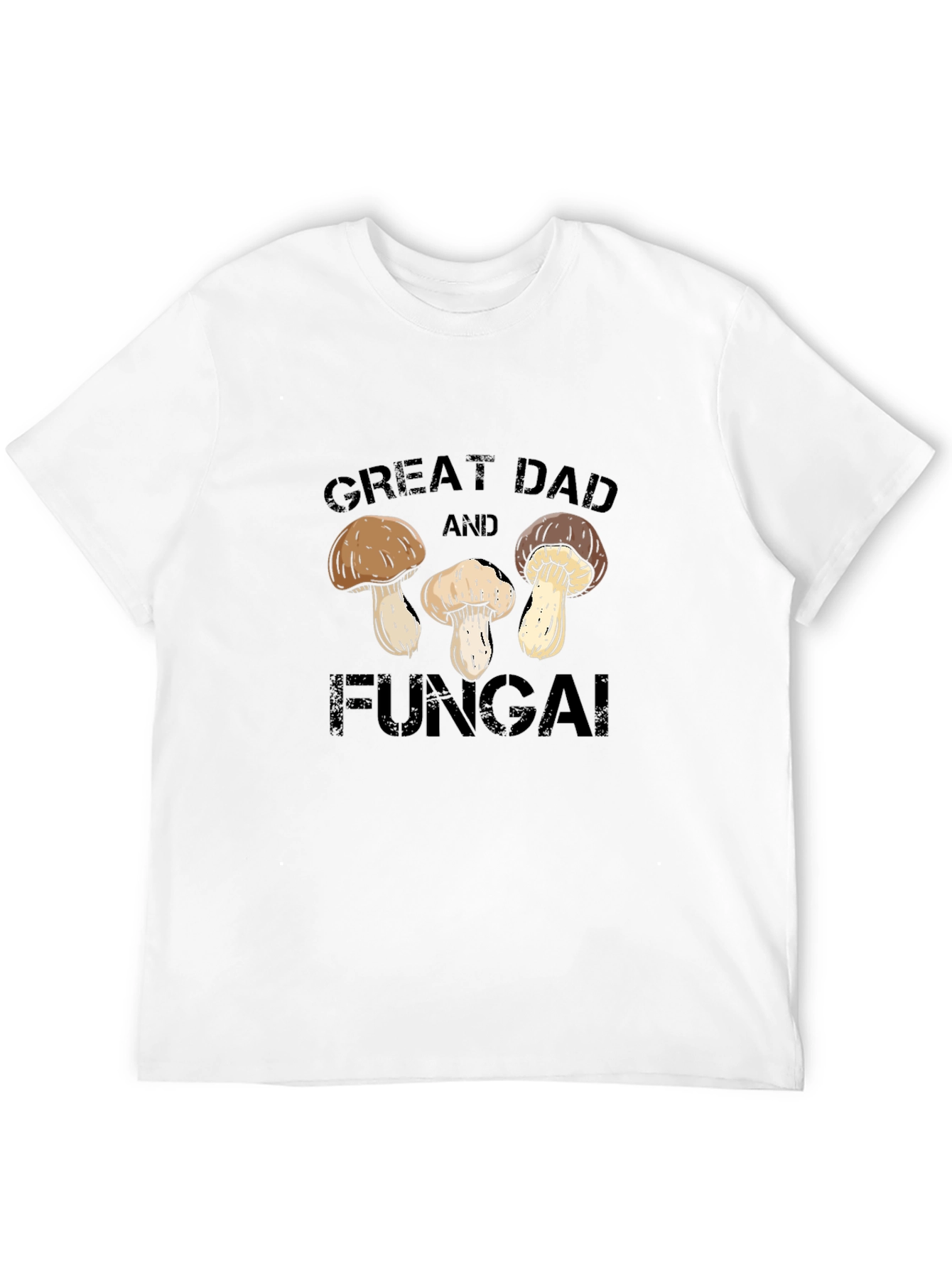 Great Dad and Fungai Black T-Shirt