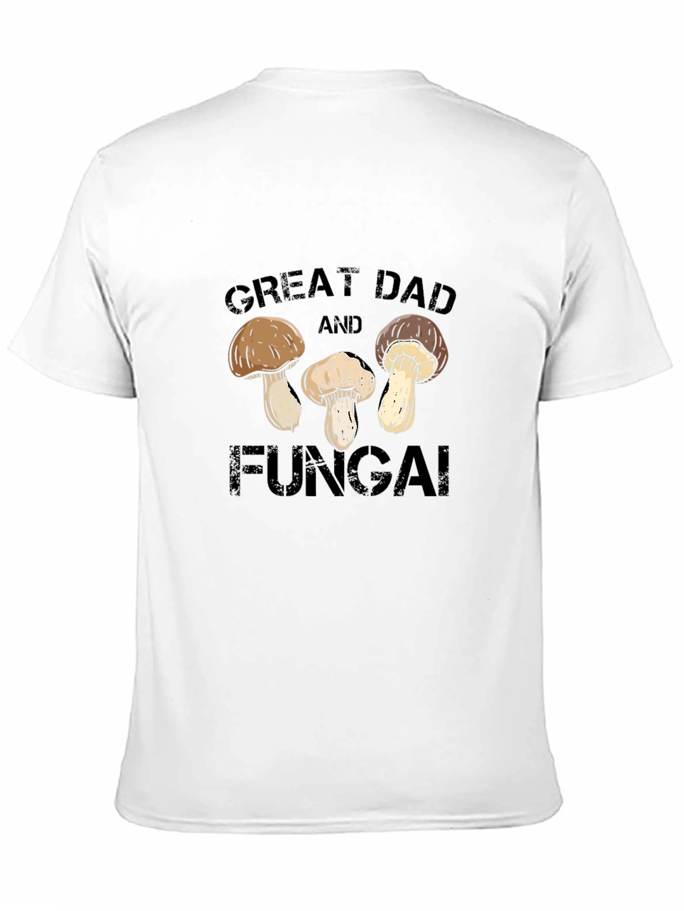 Great Dad and Fungai Black T-Shirt