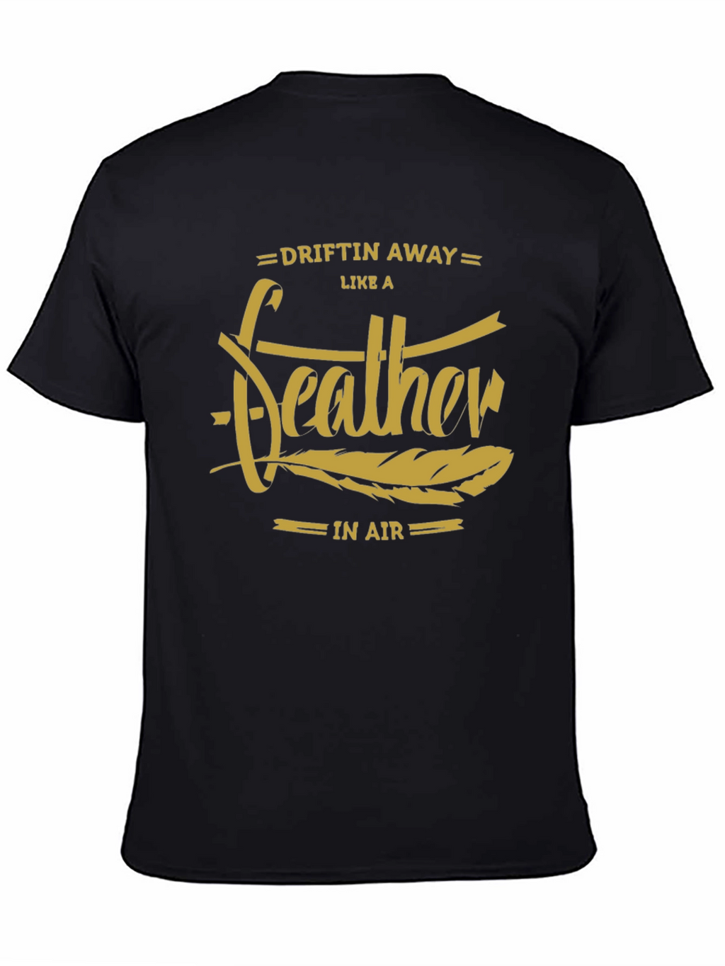 Driftin Away Feather Graphic T-Shirt