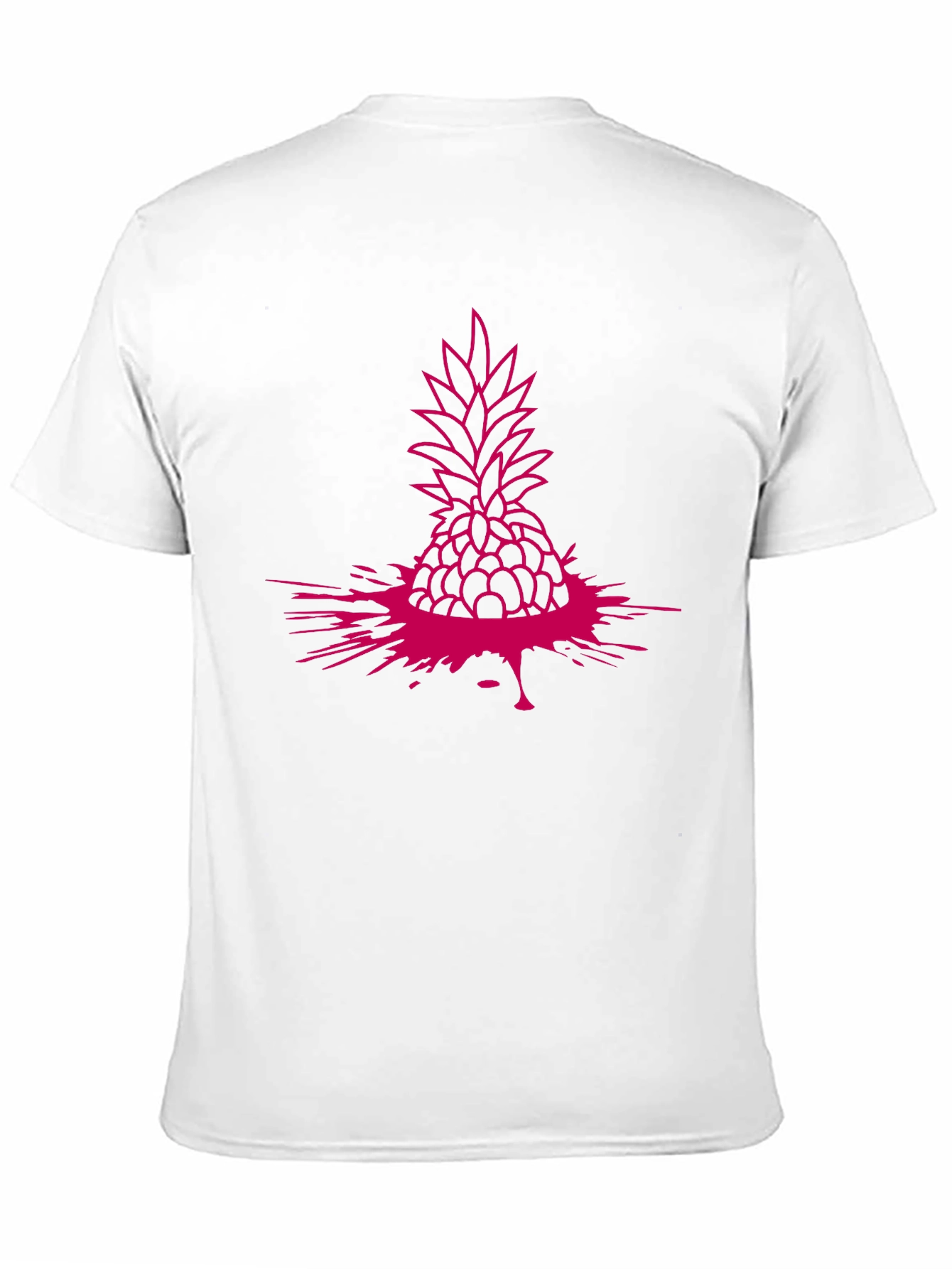 Pineapple Splash Graphic Tee - Modern Casual Style